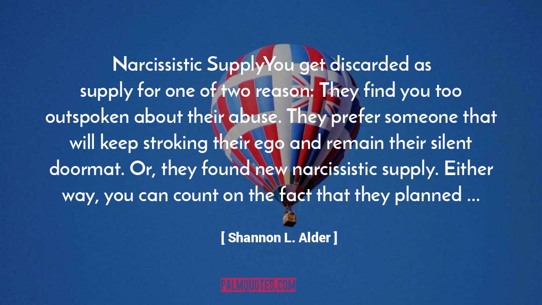 Abuse Enablers quotes by Shannon L. Alder