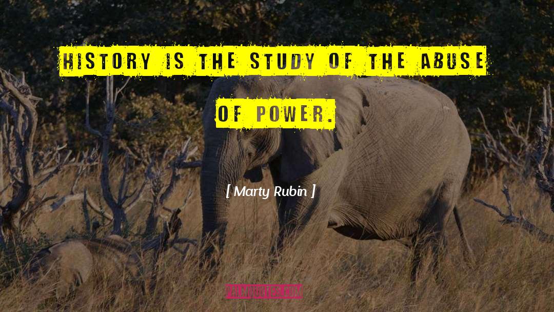 Abuse Of Power quotes by Marty Rubin