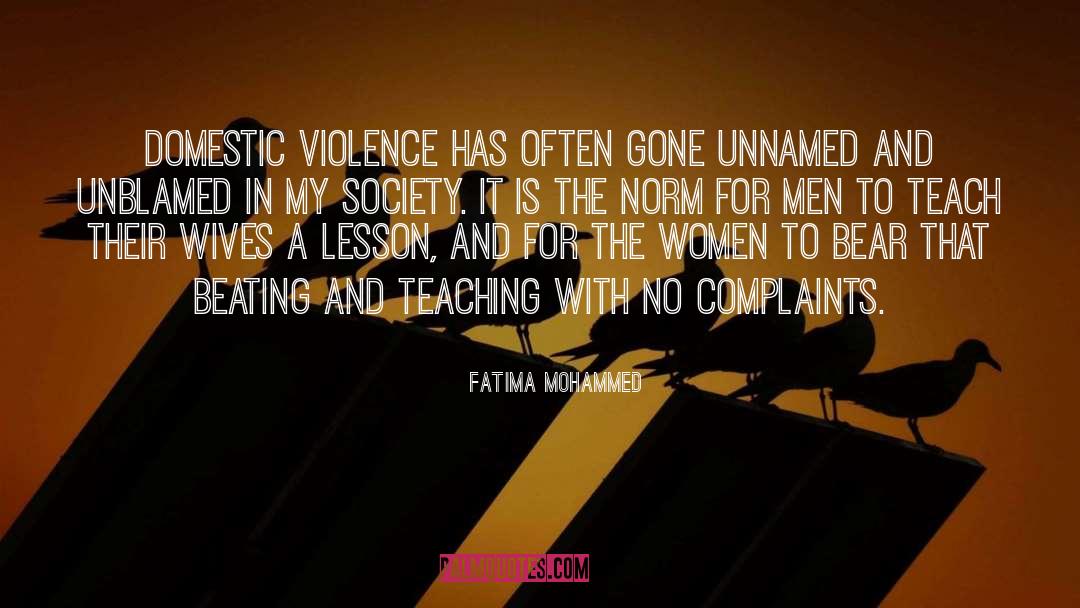 Abused quotes by Fatima Mohammed