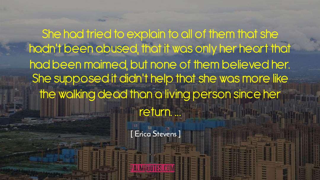 Abused quotes by Erica Stevens