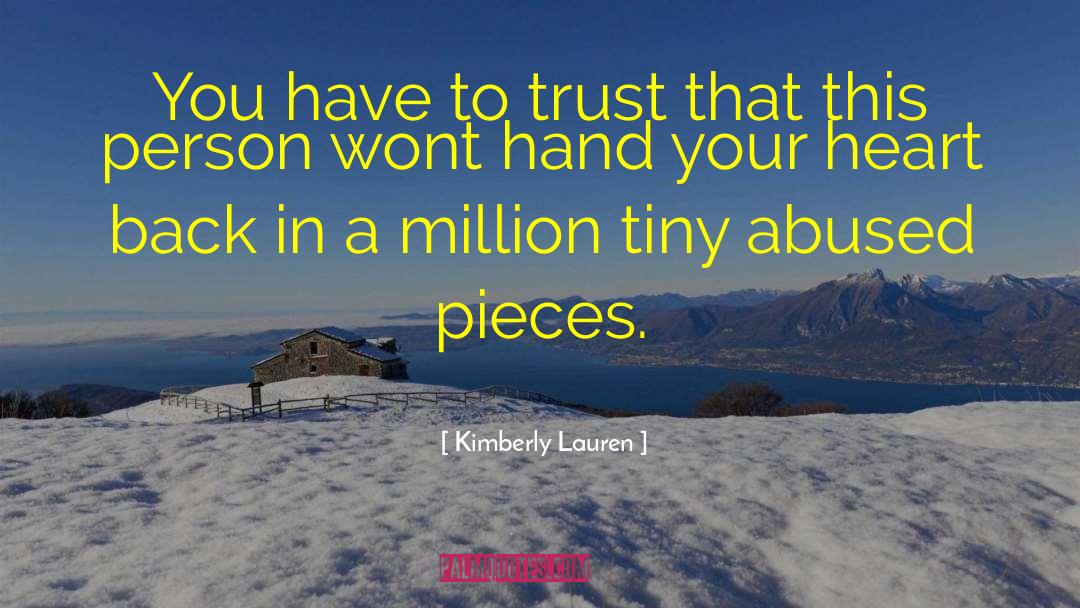 Abused quotes by Kimberly Lauren