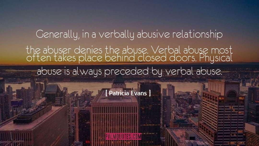 Abuser quotes by Patricia Evans