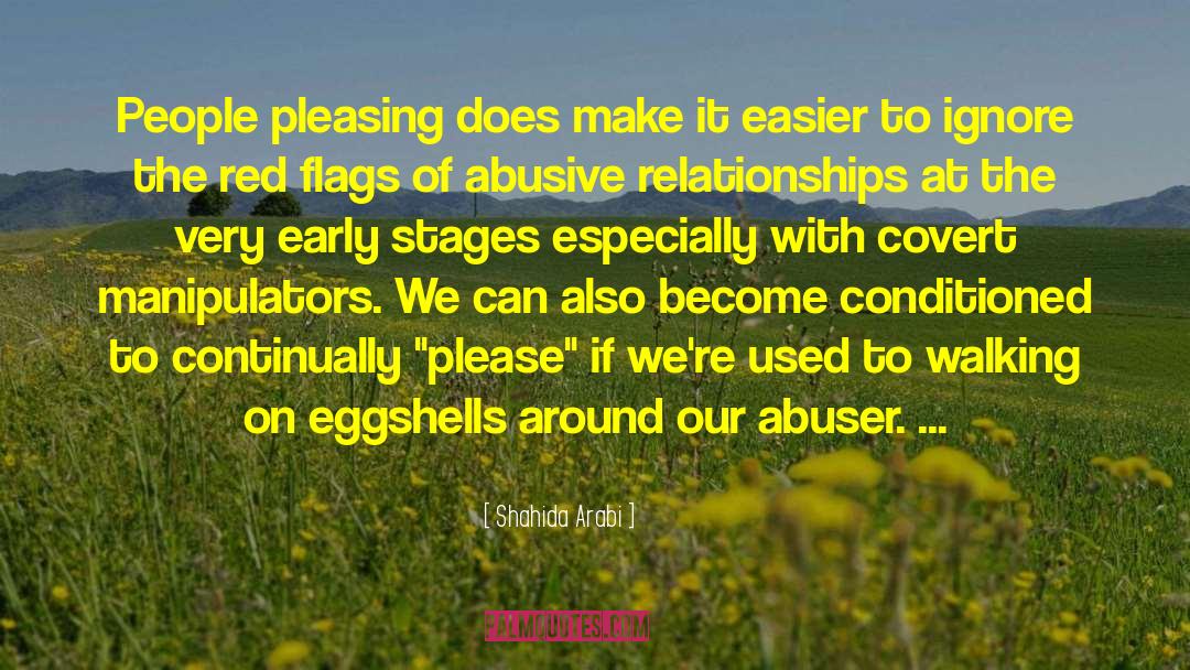 Abuser quotes by Shahida Arabi