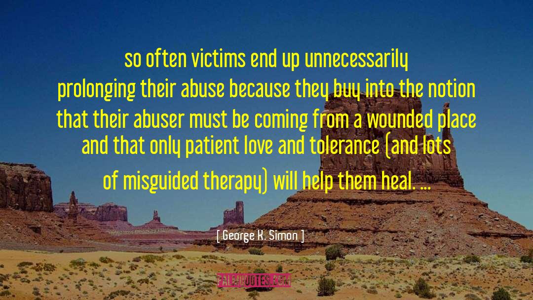 Abuser quotes by George K. Simon