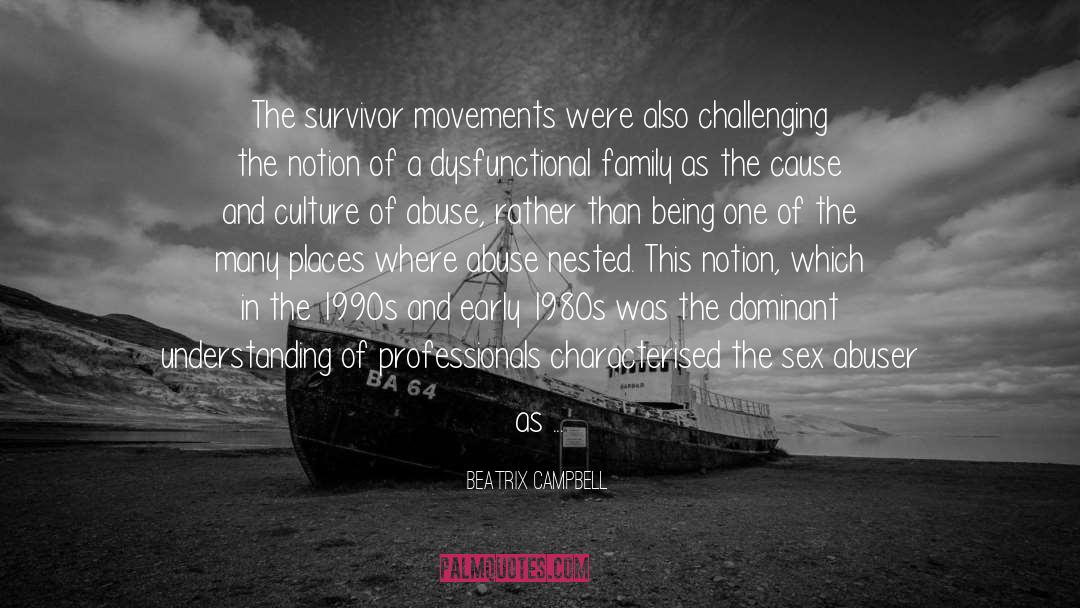 Abusers Abuse Abandonment quotes by Beatrix Campbell