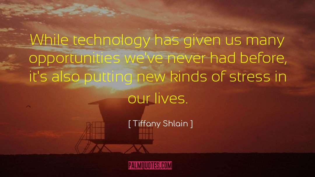 Abusing Technology quotes by Tiffany Shlain