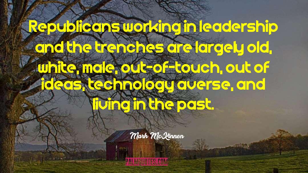 Abusing Technology quotes by Mark McKinnon