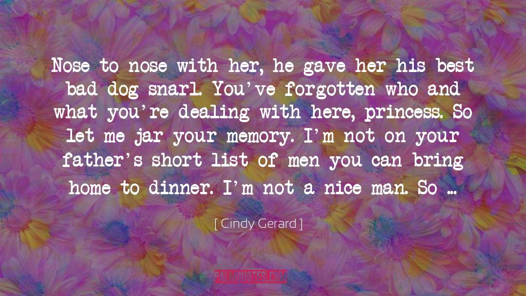 Abusive Fathers quotes by Cindy Gerard