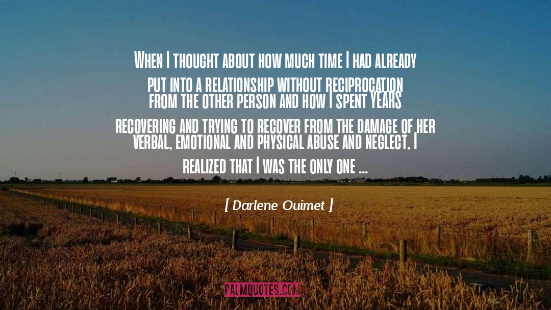 Abusive Mother quotes by Darlene Ouimet