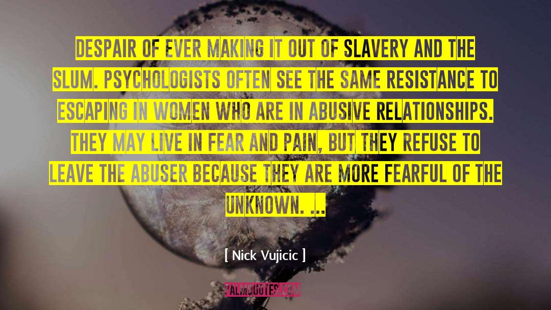 Abusive quotes by Nick Vujicic