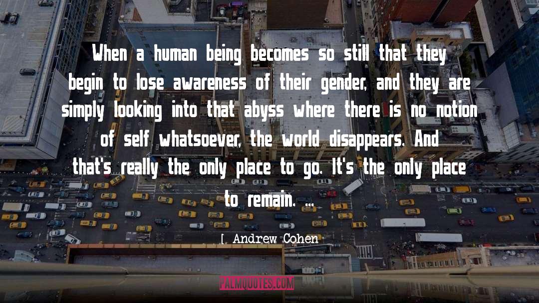 Abyss quotes by Andrew Cohen