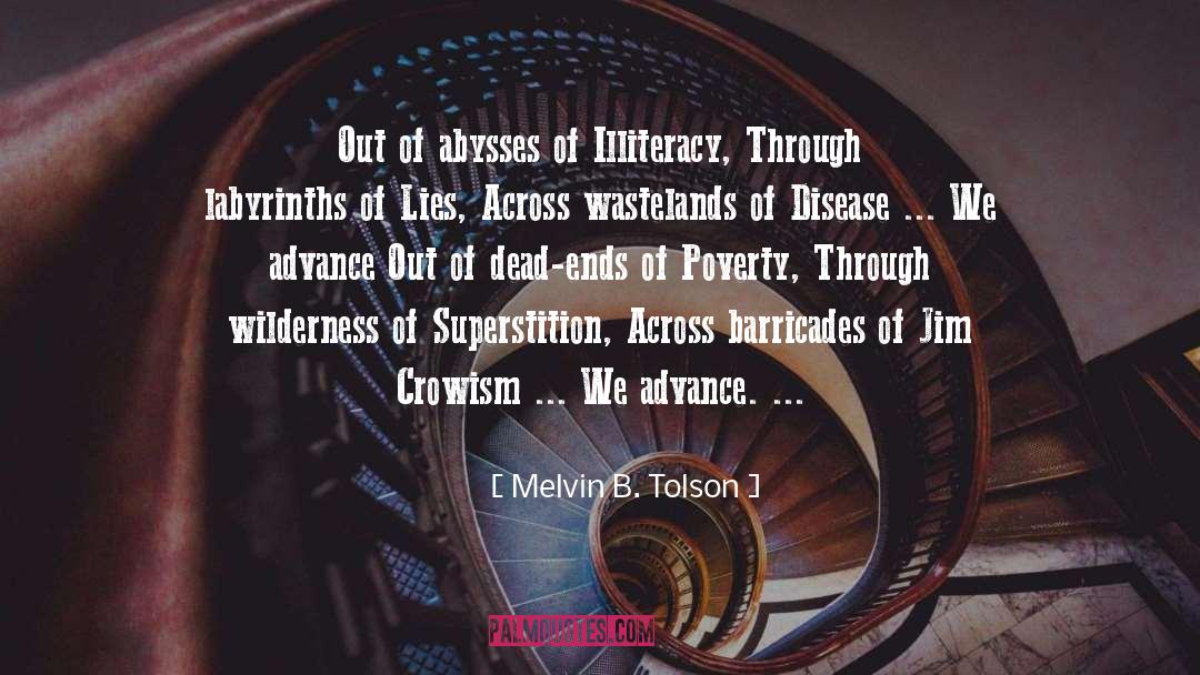 Abyss quotes by Melvin B. Tolson