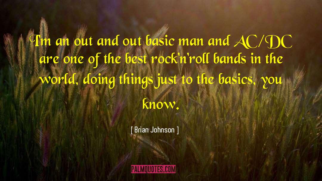 Ac quotes by Brian Johnson