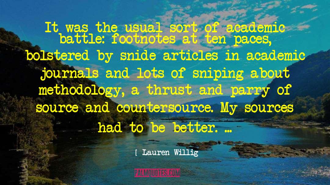 Academia Humour quotes by Lauren Willig