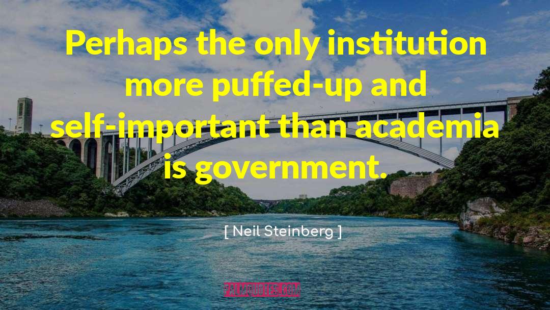 Academia quotes by Neil Steinberg