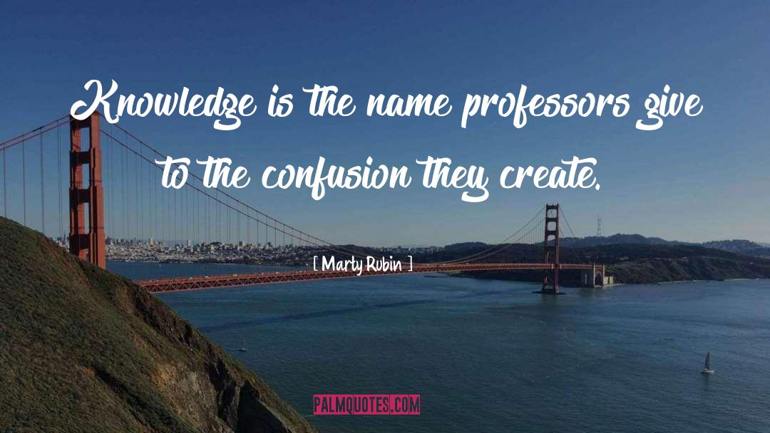 Academia quotes by Marty Rubin
