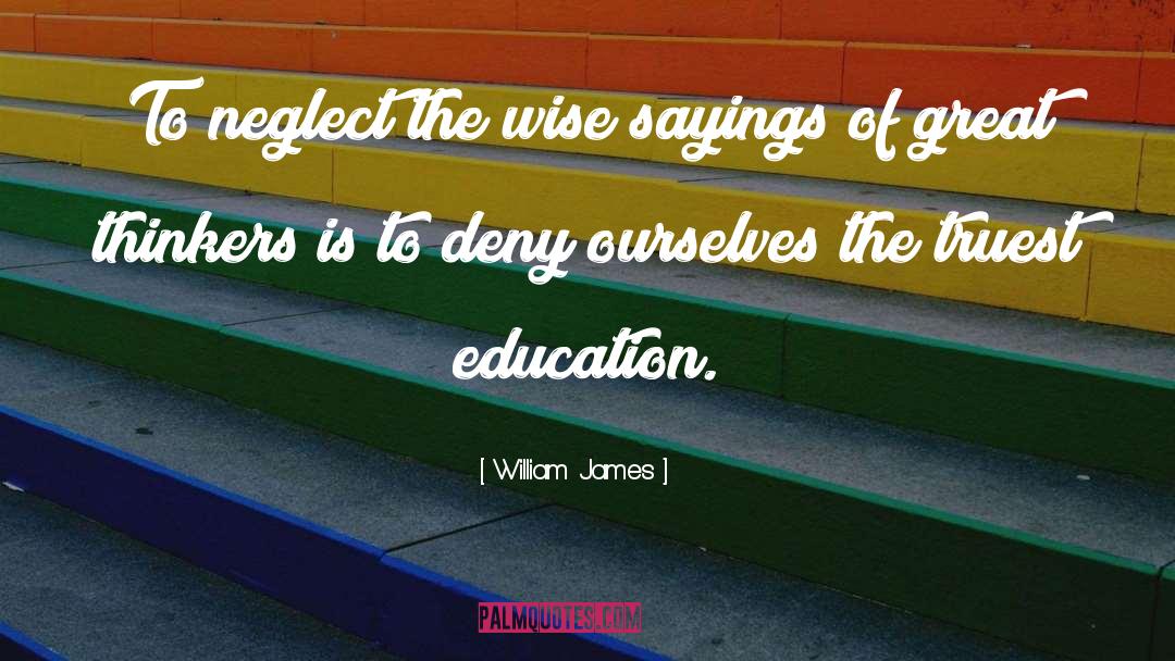 Academic Education quotes by William James