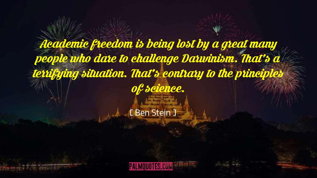 Academic Freedom quotes by Ben Stein