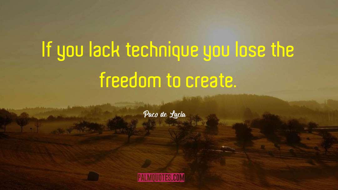 Academic Freedom quotes by Paco De Lucia