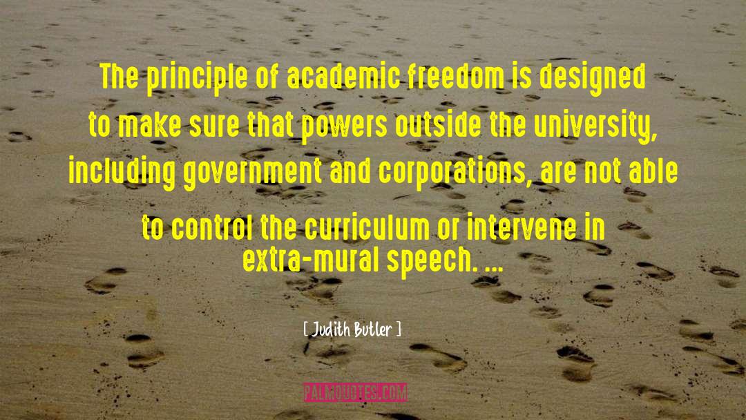 Academic Freedom quotes by Judith Butler