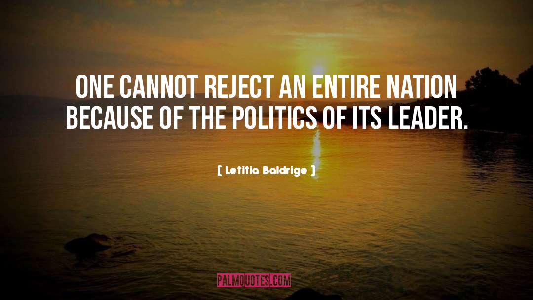 Academic Politics quotes by Letitia Baldrige