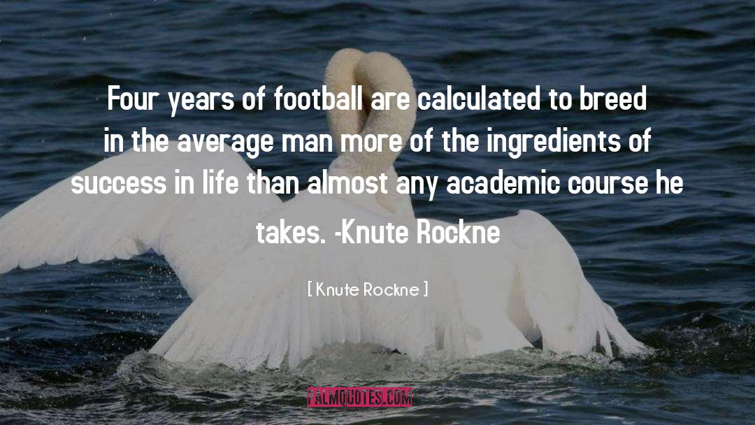 Academic quotes by Knute Rockne