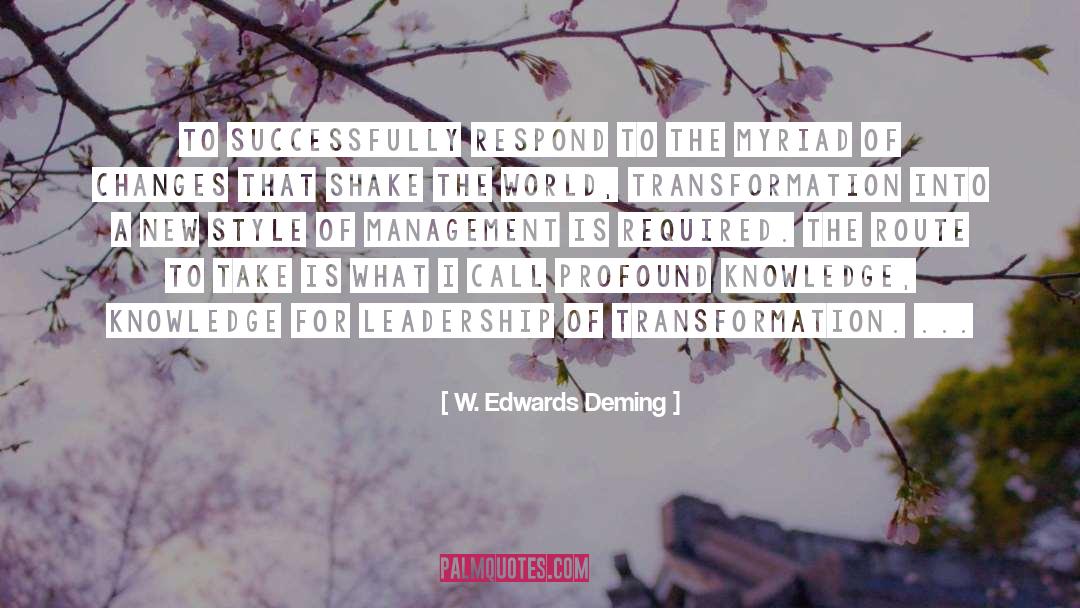 Academic Style quotes by W. Edwards Deming