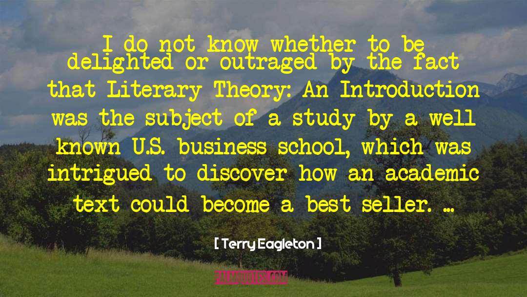 Academic Style quotes by Terry Eagleton