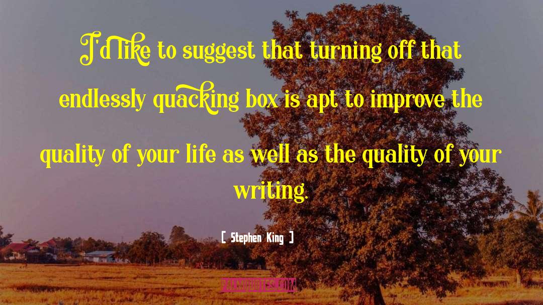 Academic Writing quotes by Stephen King