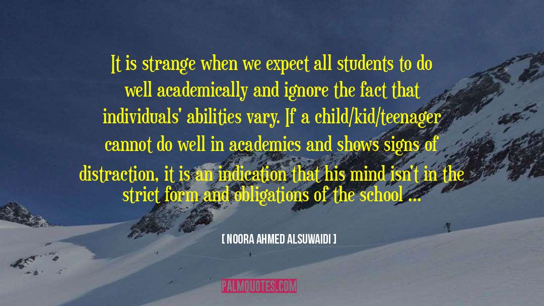 Academically quotes by Noora Ahmed Alsuwaidi