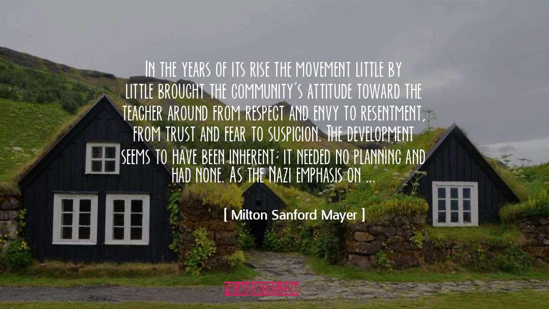 Academics quotes by Milton Sanford Mayer