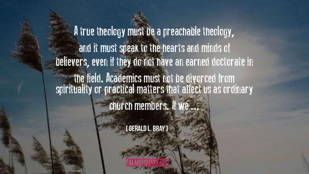 Academics quotes by Gerald L. Bray