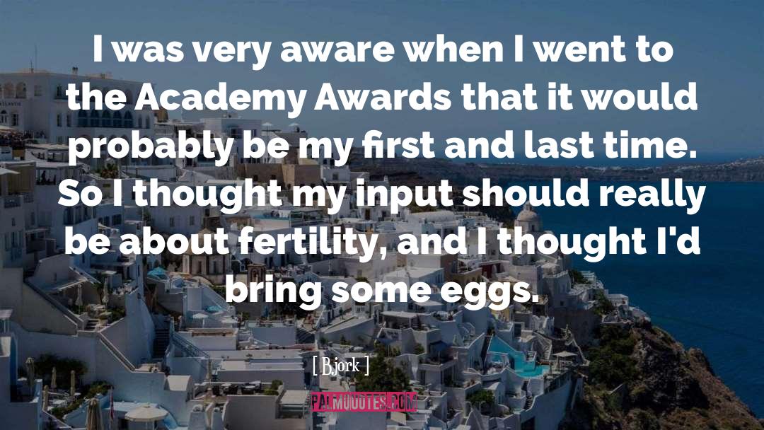 Academy Awards quotes by Bjork