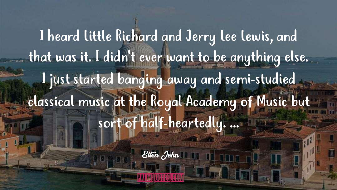 Academy quotes by Elton John