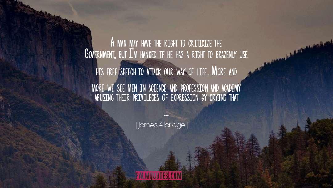 Academy quotes by James Aldridge