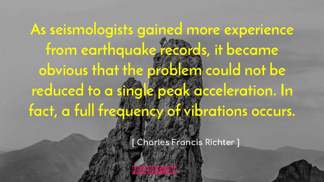 Acceleration quotes by Charles Francis Richter