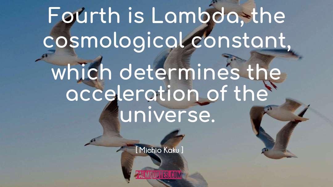 Acceleration quotes by Michio Kaku