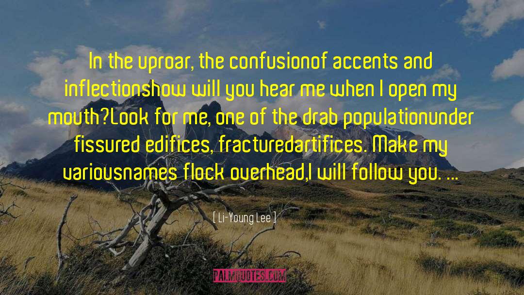 Accents quotes by Li-Young Lee