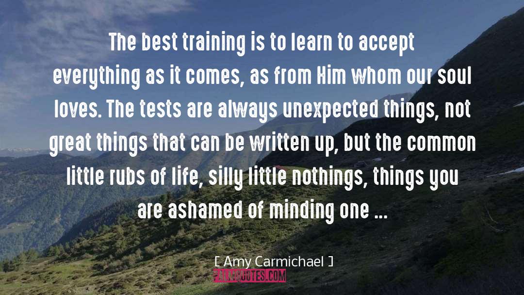 Accept Everything quotes by Amy Carmichael