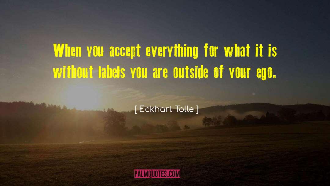 Accept Everything quotes by Eckhart Tolle
