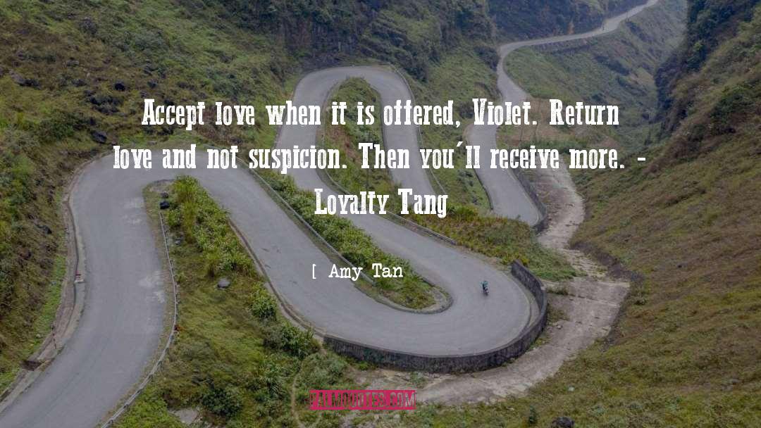 Accept Love quotes by Amy Tan