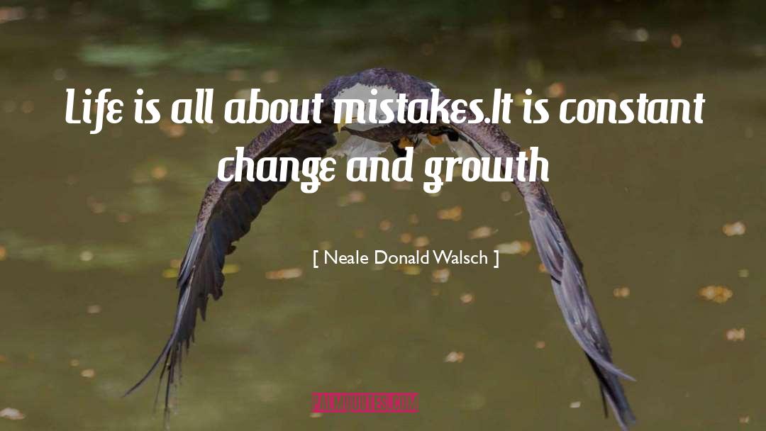 Accept Mistakes quotes by Neale Donald Walsch