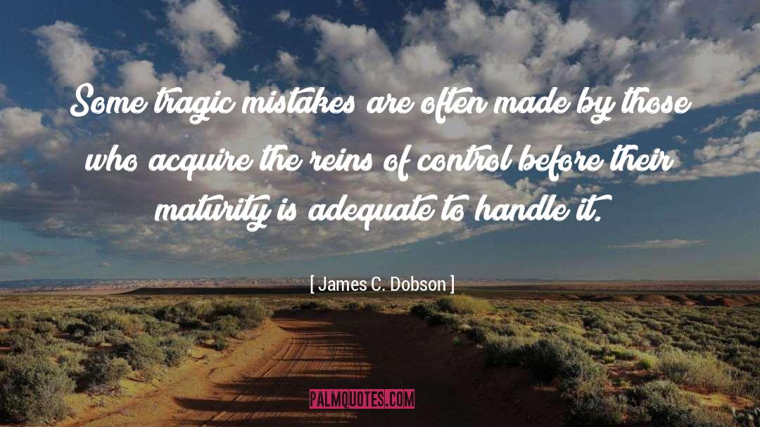Accept Mistakes quotes by James C. Dobson