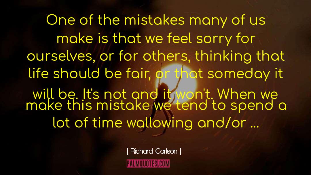 Accept Mistakes quotes by Richard Carlson