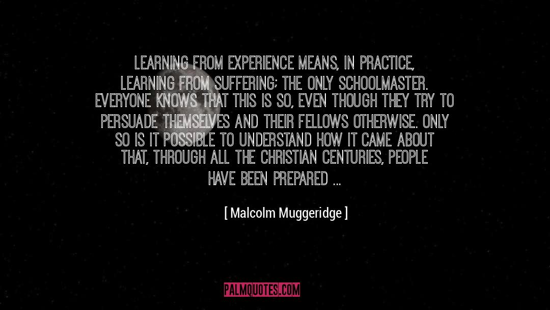 Accept The Challenge quotes by Malcolm Muggeridge