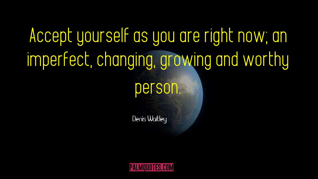 Accept Yourself quotes by Denis Waitley