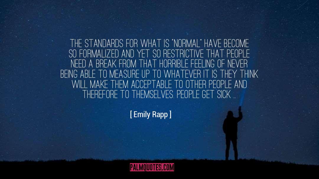 Acceptable quotes by Emily Rapp