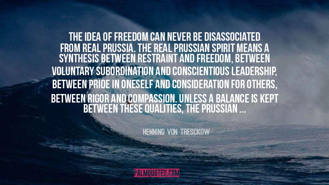 Acceptance Of Oneself And Others quotes by Henning Von Tresckow