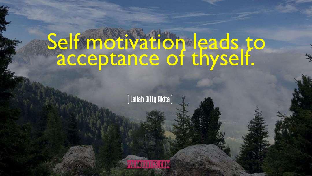 Acceptance Of Oneself quotes by Lailah Gifty Akita