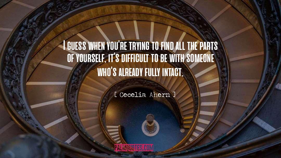 Acceptance quotes by Cecelia Ahern
